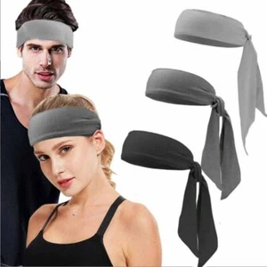 Breathable Antiperspirant Headscarf Quick Drying Tennis Headband Running Yoga - Picture 1 of 29