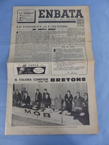 Journal original ENBATA N° 21 janvier 1963 , pays basque , Abertzale , RARE - Imagen 1 de 1