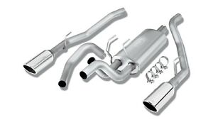 3" Cat Back Exhaust System Borla for Ram 1500 Performance SS Tip S-Type