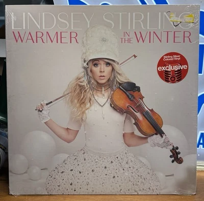 Lindsey Stirling Warmer In The Winter Exclusive Limited Ed. Silver LP Record NEW - Image 1 of 4