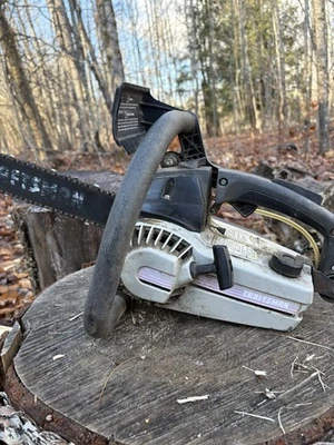 Craftsman Top Handle Chainsaw Vintage Parts Or Repair Untested 18inBar And Chain - Image 1 of 4