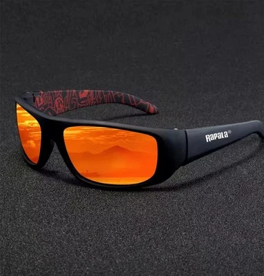 Gafas de sol polarizadas Rapala lentes rojas con estuche rígido gratis. Ideal para todos los deportes  Foto 1 de 4