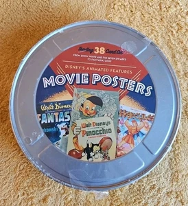 Set poster film Disney in TIN LE 5000 sirena Aladdin Topolino vintage raro 2001 - Foto 1 di 4