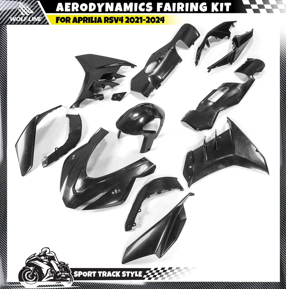 Fairing Kits For Aprilia RSV4 1100 Factory 2021-2024 2023 Unpainted ABS Bodywork - Imagem 1 de 4