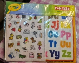 Crayola - Felt Board - 35 Felt Pieces - Fun Felt - Alphabet Match - Picture 1 of 24
