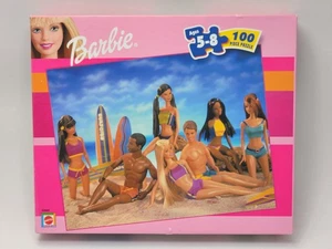 NEW SEALED Barbie Beach 100 Piece Jigsaw Puzzle 2000 Mattel 42840 Surf Swim - Picture 1 of 7