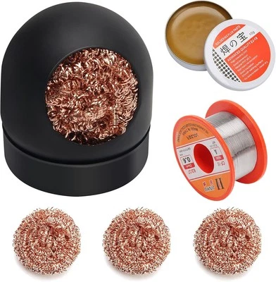 AHIER Solder Tip Cleaner+ Soldering Rosin Flux Paste(0.35 oz / 10 g)+ Black  - Image 1 of 4