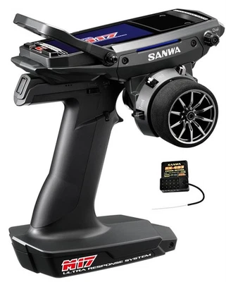 Sanwa M17 2.4GHz FH5 Sender + RX-493i Empfänger – Ultra Response SUR - Bild 1 von 3