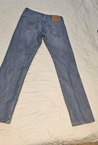 Levi's 511 Straight Leg Jeans Men's Size W29xL30 LightBlue Denim 5Pocket Zip Fly - Picture 1 of 13