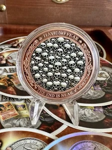 2025 Memento Mori – Have No Fear, The End is Near 1 oz .999 Copper Round 🇺🇸 - Picture 1 of 2