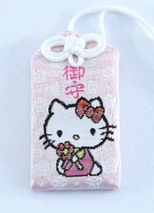 Sanrio Hello Kitty Omamori Naritasan Temple Osaka Collaboration Amulet Japan - Picture 1 of 1