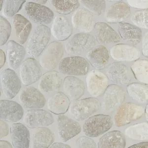 Tan Pebble Natural Stone Mosaic Wall & Floor Tile ($9.46/SqFt) - Picture 1 of 10