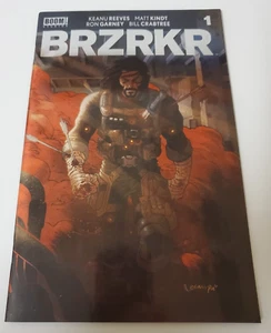 BRZRKR Issue #1 Comic.Rafael Grampa Foil Cover C.Keanu Reeves. Boom Studios 2021 - Picture 1 of 2