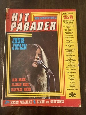 РЕДКИЙ винтажный журнал Hit Parader сентябрь 1970 Дженис Джоплин - Изображение 1 из 2