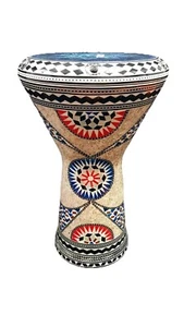 Doumbek Drum,17" Professional Darbuka, Real mother of pearl made by Bavly Music. - Picture 1 of 3