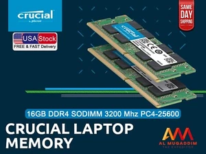 DDR4 Laptop RAM 3200MHz 16GB 260pin 25600 CL22 PC4 Notebook Sodimm Memory - Picture 1 of 5