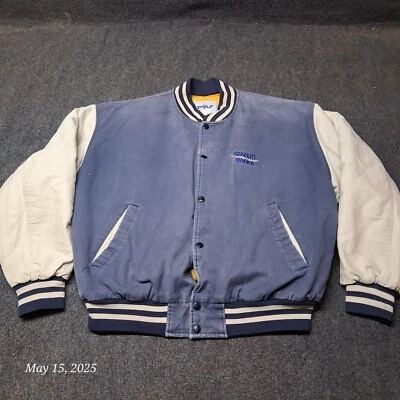 Chaqueta Bomber Acolchada De Colección MV Sport Absolut Vodka Stadium 2 Tonos Hombres Talla Grande Foto 1 de 4