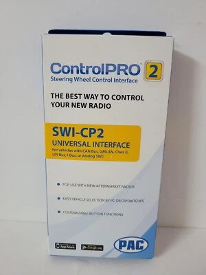 PAC SWI-CP2 UNVERSAL STEERING WHEEL INTERFACE MODULE CAR STEREO RADIO RETAIN RC - Image 1 of 4