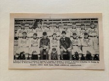 Toledo Mud Hens Herman Long Frank Connaughton 1904 Baseball 4X6 Team Picture