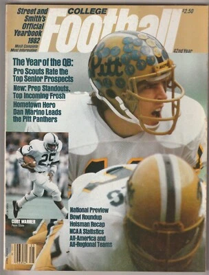 1982 Street & Smith's College Football Yearbook Magazine---Dan Marino - Imagem 1 de 2