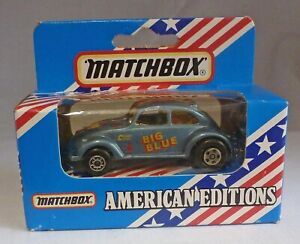 Matchbox American Editions MB46 Volkswagen Beetle Streaker "Big Blue"