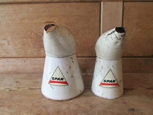 Span Gallon and quart oil jug. Esso.Shell. BP. garage equipment.oil pourer. - Picture 1 of 6