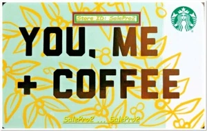 STARBUCKS 2018 USA YOU, ME + COFFEE #6157 US RECYCLABLE COLLECTIBLE GIFT CARD - Picture 1 of 2