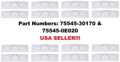 ¡16 CLIPS PARA MOLDURAS DE PARABRISAS NUEVOS! SE ADAPTA A LEXUS ES250 ES300 ES350 RX350 TOYOTA ETC Foto 1 de 3