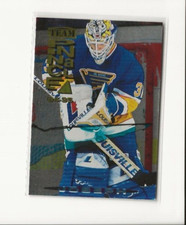 1994-95 PINNACLE TEAM PINNACLE #TP2 CURTIS JOSEPH MIKE RICHTER.