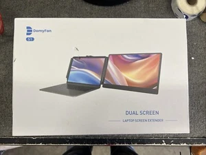 DomyFan S1 14” Laptop Extender 1900x1200p 60hz. New Open Box. Actually Pics - Photo 1/7