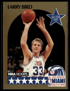 1990-91 Hoops #NNO Larry Bird All-Star Program Perforated - Bild 1 von 2