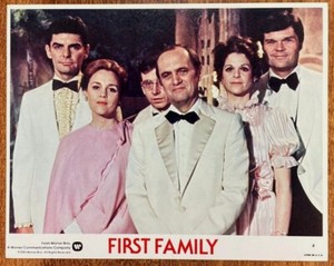 FIRST FAMILY Original Movie Lobby Card Bob Newhart Gilda Radner Madeline Kahn