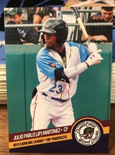 2019 Carolina League Top Prospects Choice #6 Julio Pablo Martinez Baseball Card