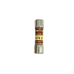 Bussmann Limitron KTK-6 Fast Acting Fuse 6A 600V - Picture 1 of 5