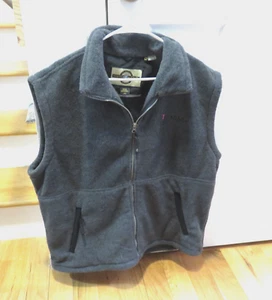 NORTH END MEN GRAY LARGE FLEECE VEST T MOBILE - Picture 1 of 4