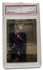 1997-98 SP Authentic #107 Tim Thomas RC PSA 9 76ers Rookie NBA All-Rookie