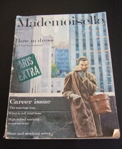 RARE 1955 SEPTEMBER ISSUE MADEMOISELLE MAGAZINE Wonderful Ads & Articles - Picture 1 of 6