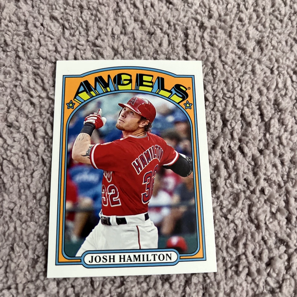 2013 Topps Series 2 1972 Topps Minis #TM-79 Josh Hamilton Los Angeles Angels - Image 1 of 1