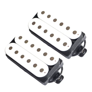 Modern Humbucker Pickups White for Les Paul SG Guitars (Bridge+Neck or Set) Open - Picture 1 of 6