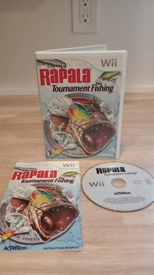 Rapala Tournament Fishing Nintendo Wii 2006 Complete Video Game With Manual - Image 1 of 2