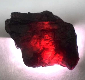 Pietra Preziosa Painite Birmania Rosso Marrone Naturale 90,45 Ct Minerale Grezzo Certificato E7465 - Foto 1 di 6