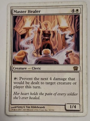 Master Healer - 8th Edition Core Set - Magic the Gathering MTG Nice! - Image 1 of 2