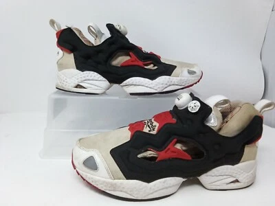 size 9 REEBOK INSTAPUMP FURY OG Red Black white shoes - Image 1 of 4