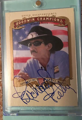 2012 RICHARD PETTY AUTOGRAPH GOODWiN CHAMPION- A-RP -- RARE-- "THE KING" - Image 1 of 3