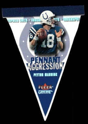 2001 Fleer Genuine #6 PA Peyton Manning FOOTBALL Indianapolis Colts - Image 1 of 2