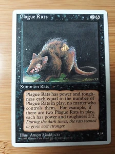1x Plague Rats - LP - Alternate Fourth (4th) Edition - SPARROW MAGIC - Picture 1 of 2