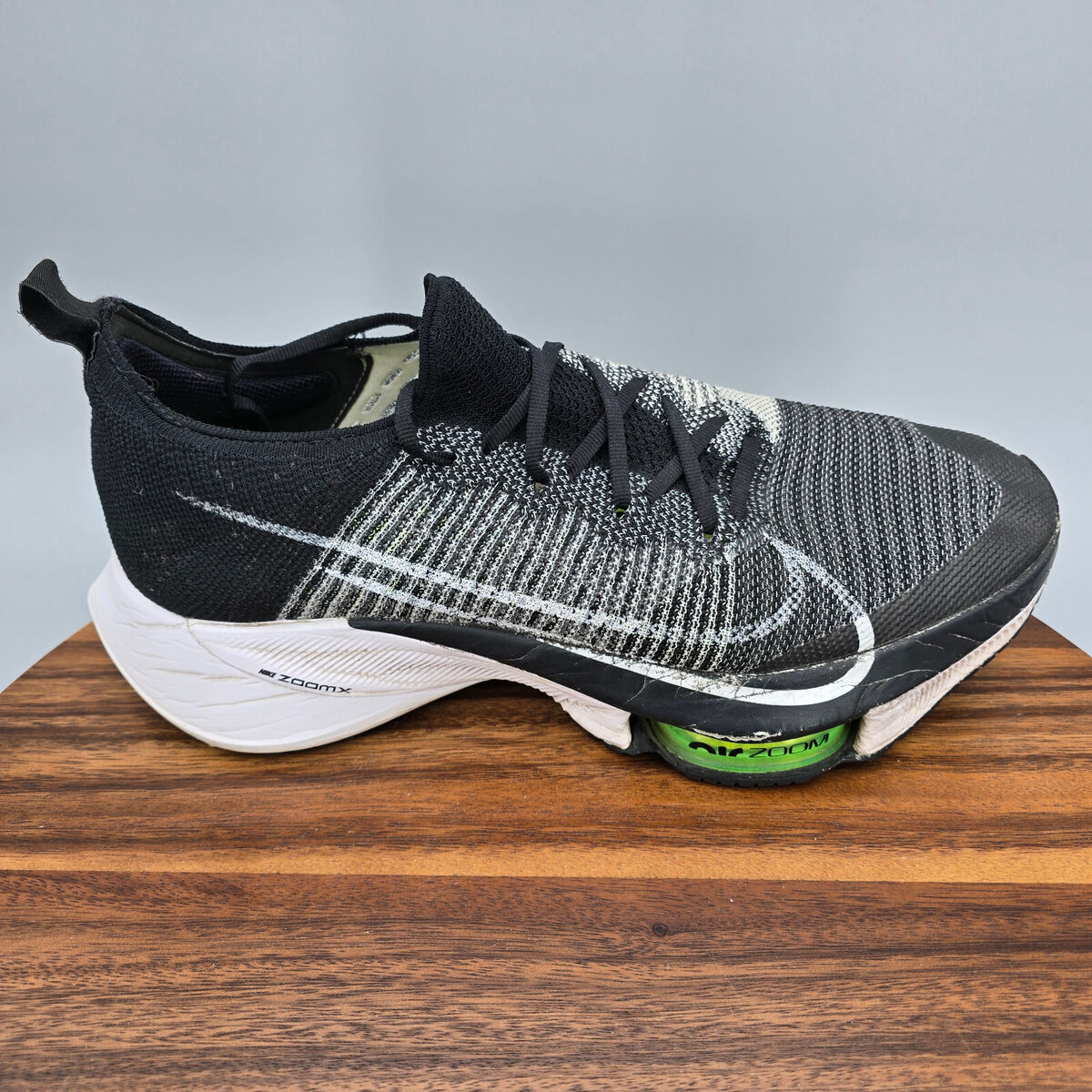 Nike Air Zoom Tempo NEXT% Flyknit Black White for Sale Nike Air Zoom Tempo NEXT% Flyknit Black White for Sale
