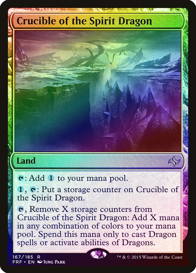 Crucible of the Spirit Dragon FOIL Fate Reforged PLD Land Rare CARD ABUGames - Image 1 of 1