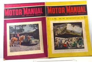 The Australian Monthly Motor Manual X 2 No 78 Sept 1952 No 82 Jan 1953 Magazine - Bild 1 von 15