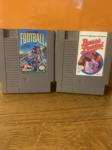 Nintendo NES Play Action Football And Bases Loaded  - Picture 1 of 3